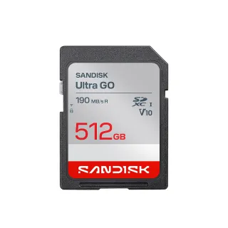 【SanDisk 晟碟】SANDISK Ultra® GO SDXC™ UHS-I 512GB 記憶卡(公司貨)