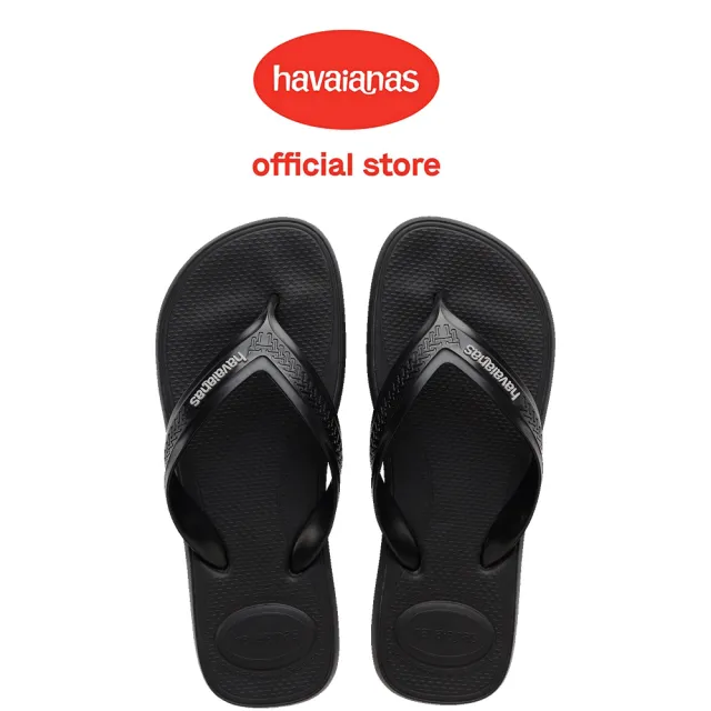 【havaianas 哈瓦仕】拖鞋 男鞋 夾腳拖 寬帶 人體工學 Top Max Comfort 黑 4148608-0090M (哈瓦士)