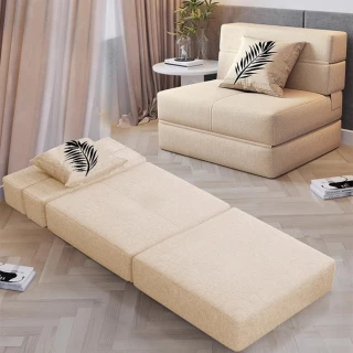 懶人沙發榻榻米 折疊沙發 折疊床兩用 單人72CM