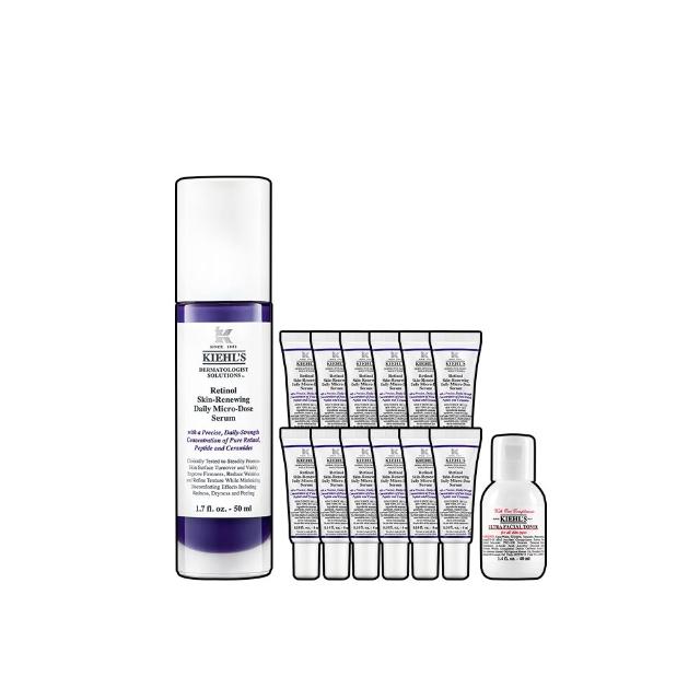【契爾氏】官方直營 A醇全能新生抗痕精華50ml組(Kiehl’s/大瓶裝/修護 緊緻)