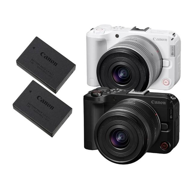 【Canon】EOS R50V+RF-S 14-30mm F4-6.3 IS STM PZ+原電2顆 戶外續航組(公司貨-隨貨送HG-100TBR 手把)