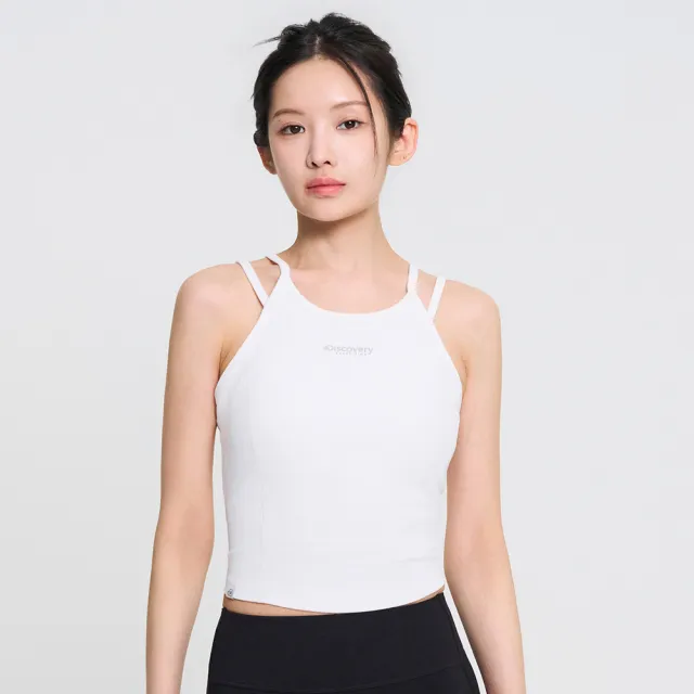 【Discovery Expedition】女版羅紋細肩帶運動內衣 Bra Top (DWBR44061-WHS)
