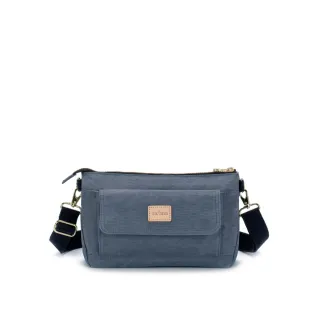 【satana】Soldier 趣淘樂遊斜背包 側背 / 肩背 防潑水 6.7吋手機 台灣製 SOS3155 - 靜謐灰