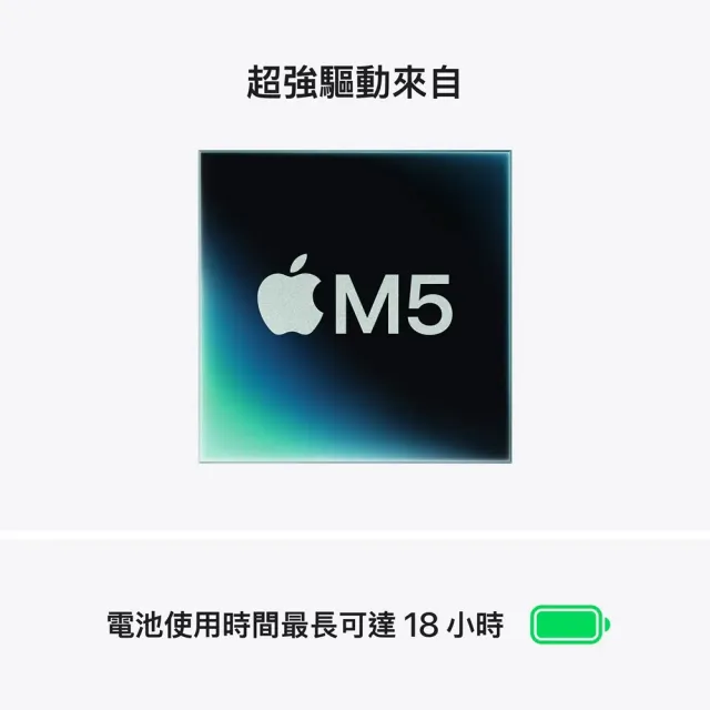 【Apple】Macbook Air 15.3吋 M5晶片 10核心CPU 與 10核心GPU 16G/512G SSD (2026)