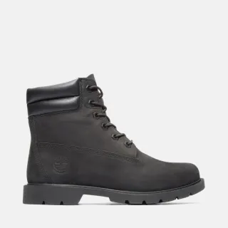 【Timberland】女款黑色休閒防水6吋靴(A156S001)