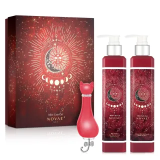 即期品【Novae Plus 法國楉薇】遙望星河火象香氛禮盒-射手小香12ml+獅子沐浴精250ml+獅子身體乳250ml(專櫃 