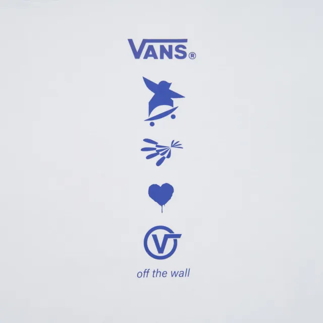 【VANS】官方旗艦 Bird 白色短袖T恤