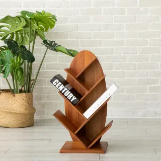 【Mahogany 瑪荷尼家具】免組裝 35X26X62 展頁書架  全原木桃花心木 書架 ART-C3