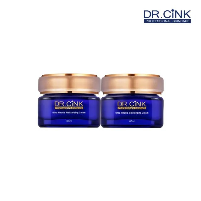 【DR.CINK 達特聖克】強潤瞬效奇蹟保濕霜 60ml 二入組(乳霜 保濕 柔嫩膚觸 醫美推薦)