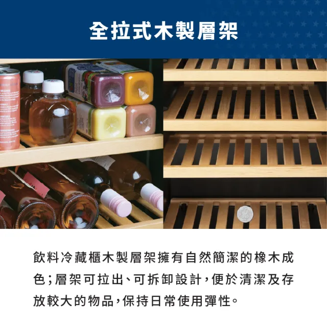 【GE 奇異】31瓶玻璃門右開單門紅酒飲料櫃(GVS04BQNSS)