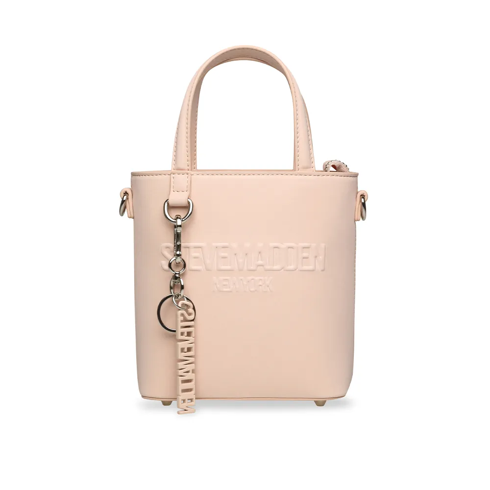 【steve madden】BRIGGY 素面手提斜背水桶包(粉色)