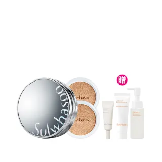 【Sulwhasoo 雪花秀】官方直營 完美珍珠光精華氣墊SPF50 一盒2蕊(柔焦版/水亮版)