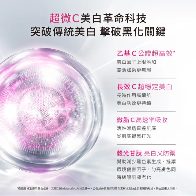 【DR.WU 達爾膚】早C晚白抗暗沉雙效組(超微C美白精華液30ML+3%白藜蘆醇精華15ML)