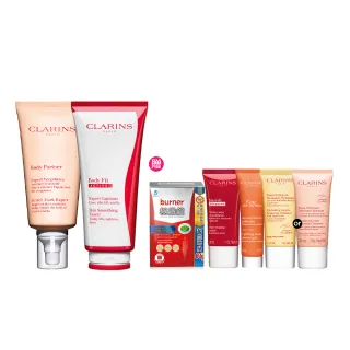 【CLARINS 克蘭詩】紅魔加倍撫紋組(升級版紅魔超S勻體精華200ml+全新一代宛若新生撫紋霜175ml)