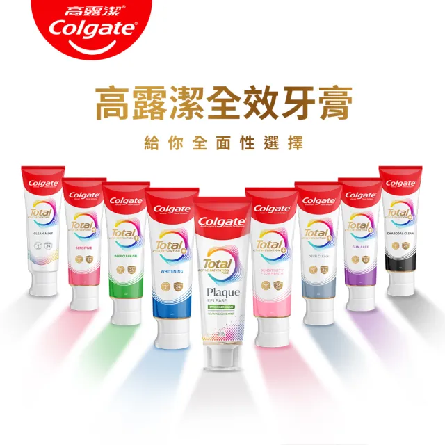 【Colgate 高露潔】全效抗牙菌斑牙膏95gX6入(清恬薄荷/舒心沁涼)