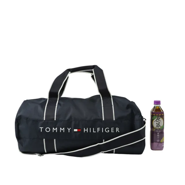 【TOMMY HILFIGER】都會深藍 旅行包 肩背包 背帶可拆 手提袋 健身包 側背包 出國收納包 送禮(1658)