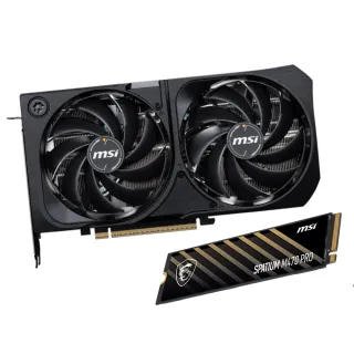 【微星】顯卡+SSD組★GeForce RTX 5070 12G SHADOW 2X OC 顯示卡+微星 SPATIUM M470 Pro 1TB SSD