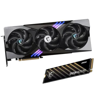 【微星】顯卡+SSD組★RTX 5080 16G GAMING TRIO OC 顯示卡+微星 SPATIUM M470 Pro 1TB SSD