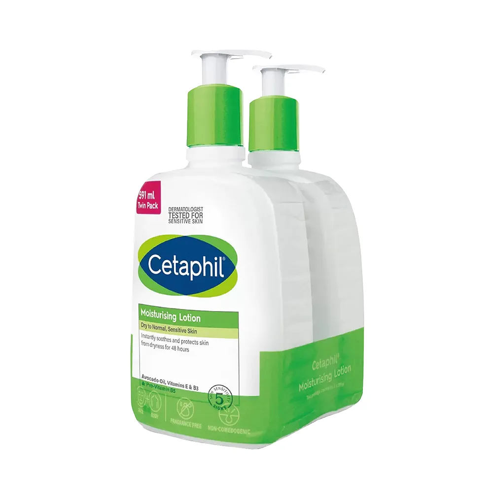 【Cetaphil】2入組-長效潤膚乳(591毫升/入)