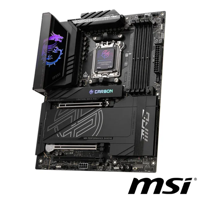 【微星】C+M組合★MPG X870E CARBON WIFI 主機板+AMD Ryzen R7-9800X3D CPU處理器