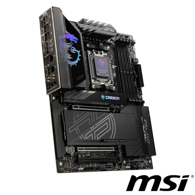 【微星】C+M組合★MPG X870E CARBON WIFI 主機板+AMD Ryzen R7-9800X3D CPU處理器