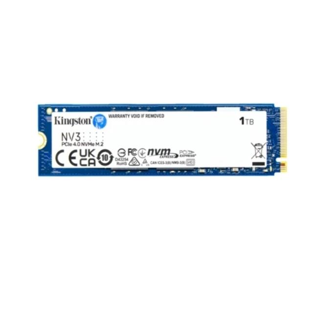 【Kingston 金士頓】行動電源組★Kingston 1000G NV3 M.2 2280 NVMe SSD Up to 6000 MB/s(SNV3S/1000G)