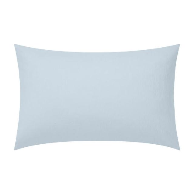 【MUJI 無印良品】涼感枕套/43(灰色/藍色)