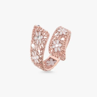 【Luciano Milano】曜金鏤語 純銀戒指