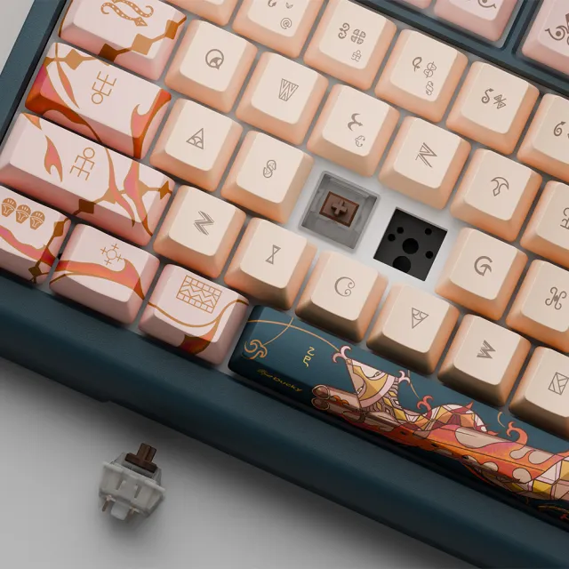 【Ducky】蛇年限定版 75%機械式鍵盤 英文 Cherry MX2A青軸