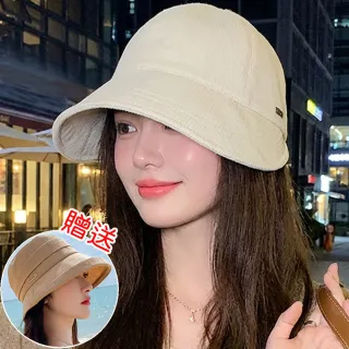 【Seoul Show 首爾秀】買一送一 綜合高質感漁夫帽棒球帽遮陽帽