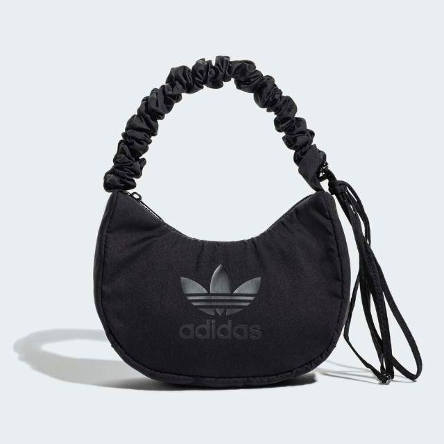 【adidas 愛迪達】Shldr Bag S 側背包 肩背 斜背 黑 雲朵包 防潑水 小包(JP0144)