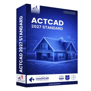 【ActCAD】2027 標準版-序號金鑰-買斷制-相容DWG/DXF-快速上手的2D繪圖軟體