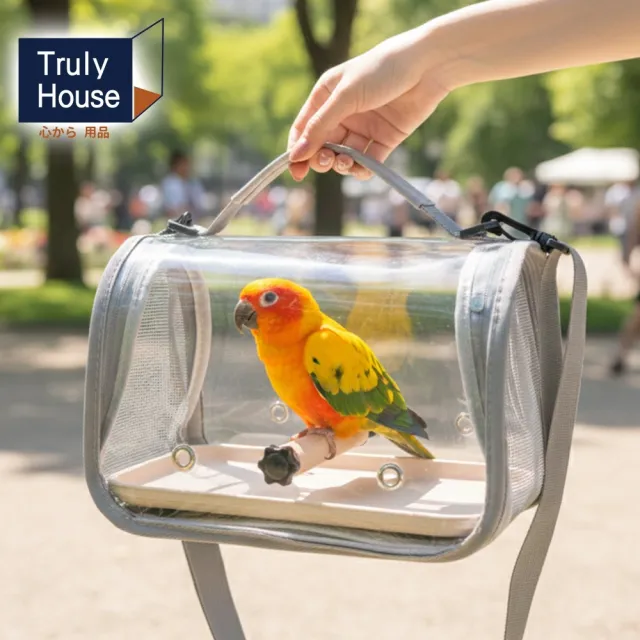 【Truly House】外出大視野透氣包 養鳥 提籠 鳥類包 寵物包 鸚鵡