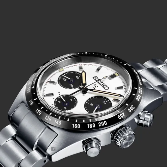 【SEIKO 精工】熊貓 Prospex 太陽能三眼計時手錶 開學禮 送禮 推薦(SSC961P1/V192-00A0S)