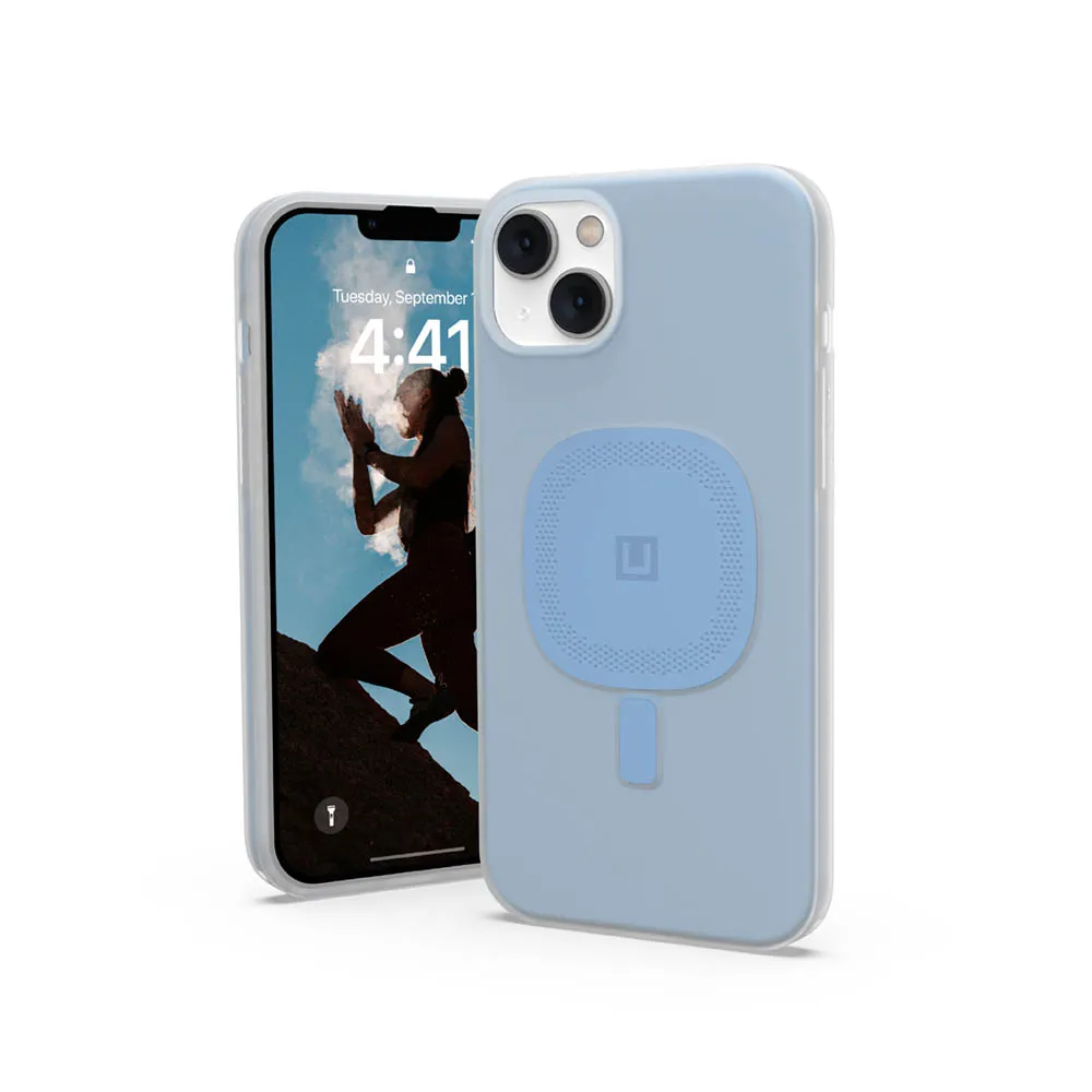 【UAG】（U）iPhone 14 Plus MagSafe 耐衝擊保護殼-藍(UAG)