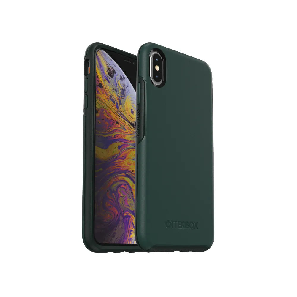 【OtterBox】iPhone Xs Max 6.5吋 Symmetry炫彩幾何保護殼(綠)