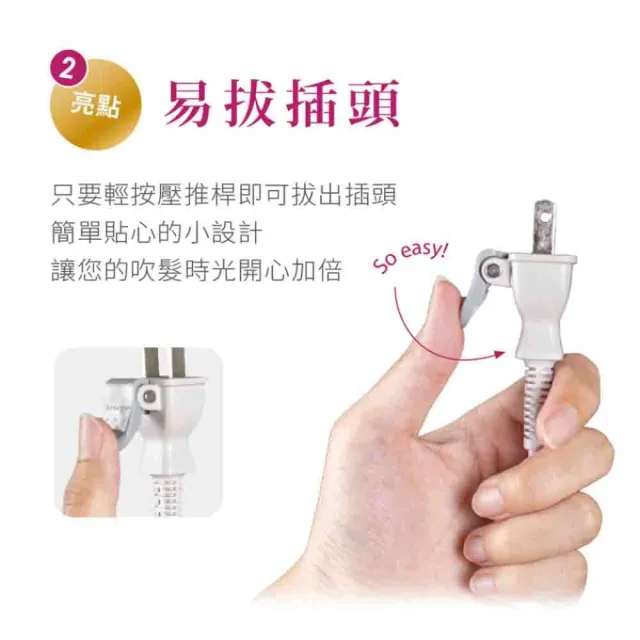 【TESCOM】官方直營 雙電壓負離子吹風機 BID392TW