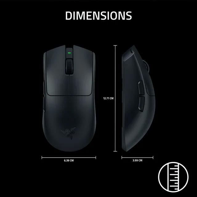 【Razer 雷蛇】Viper V4 Pro 無線電競滑鼠 - 黑色 (RZ01-05630100-R3A1)