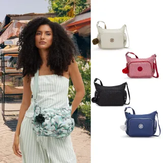 【KIPLING】品牌經典新款-牛角包 ★ GABB S輕巧多袋實用側背包(多色任選)