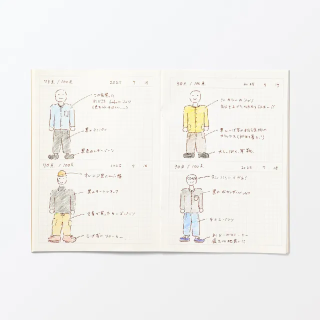 【MUJI 無印良品】筆記本.雙欄日誌/32張.A5