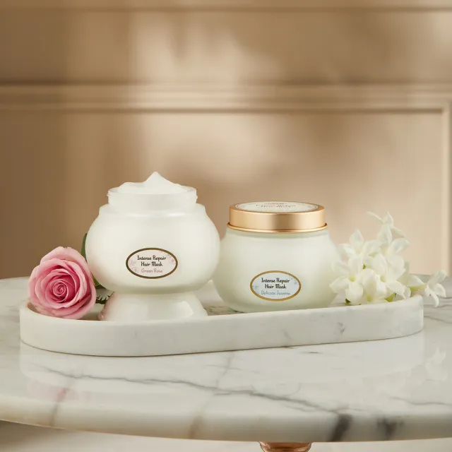 【SABON】官方直營 髮肌養護組(死海鹽頭皮磨砂膏300g+三效修護煥髮膜200ml)