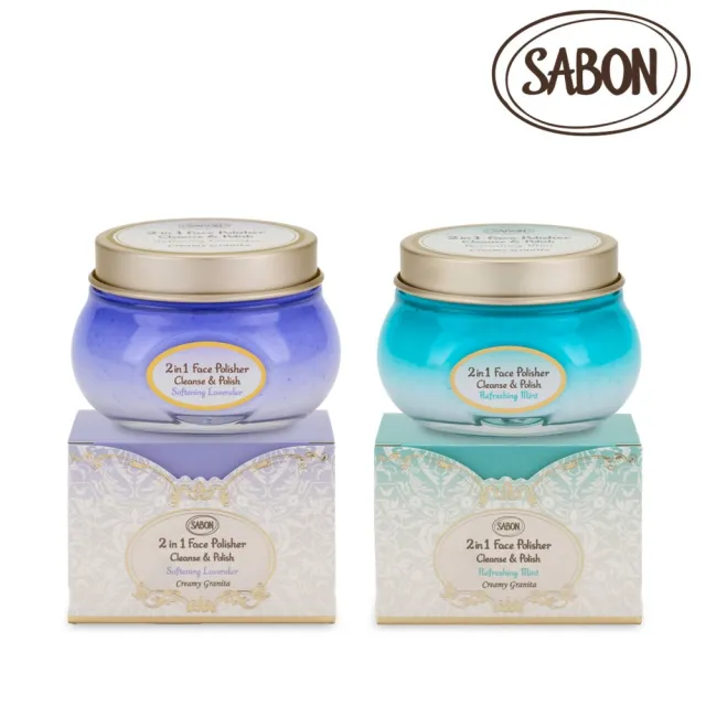 【SABON】官方直營 磨砂女王推薦組(二合一臉部磨砂膏125ml+死海鹽頭皮磨砂膏300g)