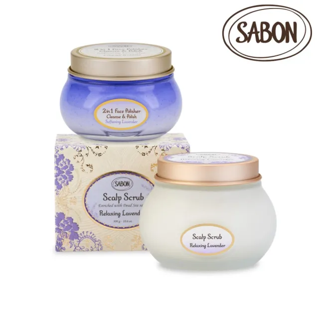 【SABON】官方直營 磨砂女王推薦組(二合一臉部磨砂膏125ml+死海鹽頭皮磨砂膏300g)
