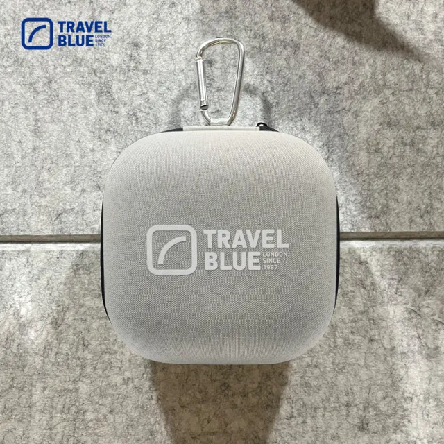 【Travel Blue 藍旅】頸枕收納盒 多功能收納_保固36個月(可扣背包&行李箱)