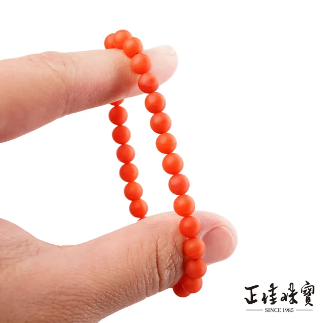 【正佳珠寶】南紅瑪瑙 頂級保山老礦 6mm 南紅瑪瑙手珠