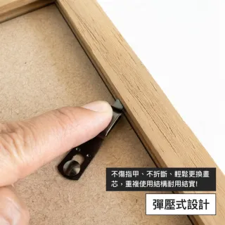 【菠蘿選畫所】北美紅橡/柚木實木方形畫框-30x30cm(包含內襯卡紙/木質高級感擺台/實木相框畫框/印刷裱畫)
