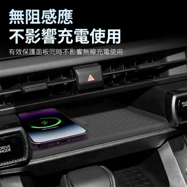 【KT BIKER】全新RAV4 2026 無線充電座矽膠墊+中控矽膠墊(RAV4 6代 無線充電盤 止滑墊 保護墊 TOYOTA 配件)