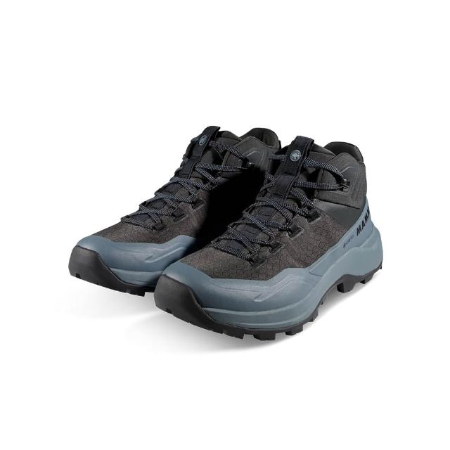 【Mammut 長毛象】Sertig III Mid GTX Men GTX防水中筒健行鞋 輝長岩/地層灰藍 男款 #3030-05570