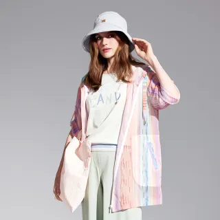 【KERAIA 克萊亞】繽紛光曦長版雪紡罩衫