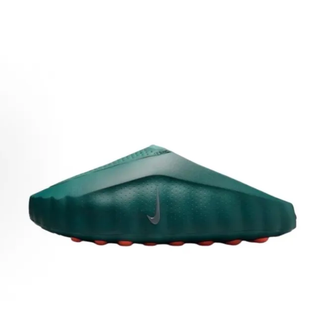 【NIKE 耐吉】Nike Mind 001 深綠色 包頭拖鞋 賽前穆勒鞋 氣墊機能鞋 拖鞋 懶人拖 HQ4307-300